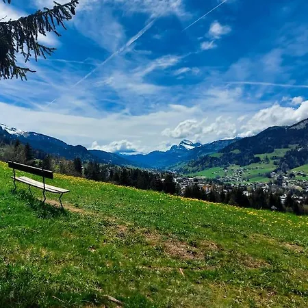 Logement A Megeve Avec Jardin Exterior photo